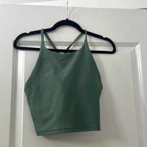 Old navy active cropped tank top with built in bra